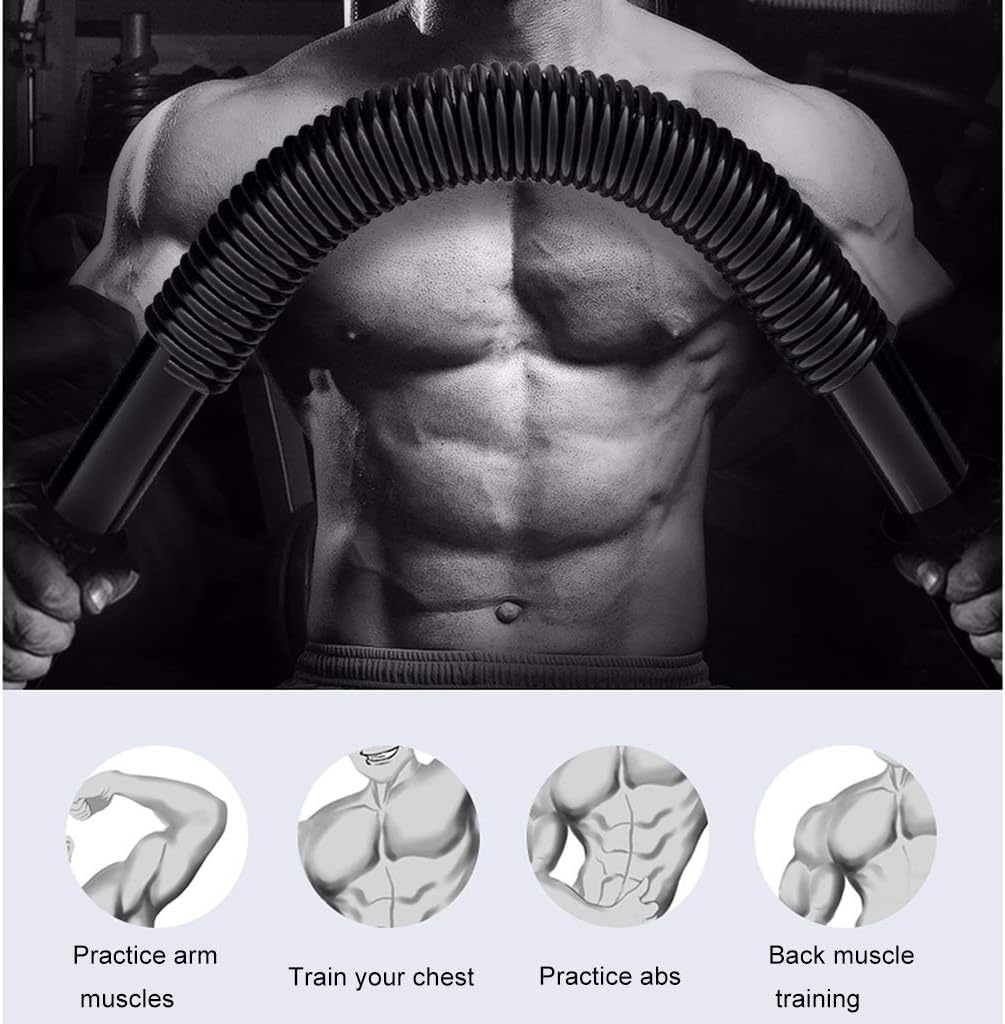 Fit Black Power Twister Bar 40kg for Upper Body Exercise for Chest