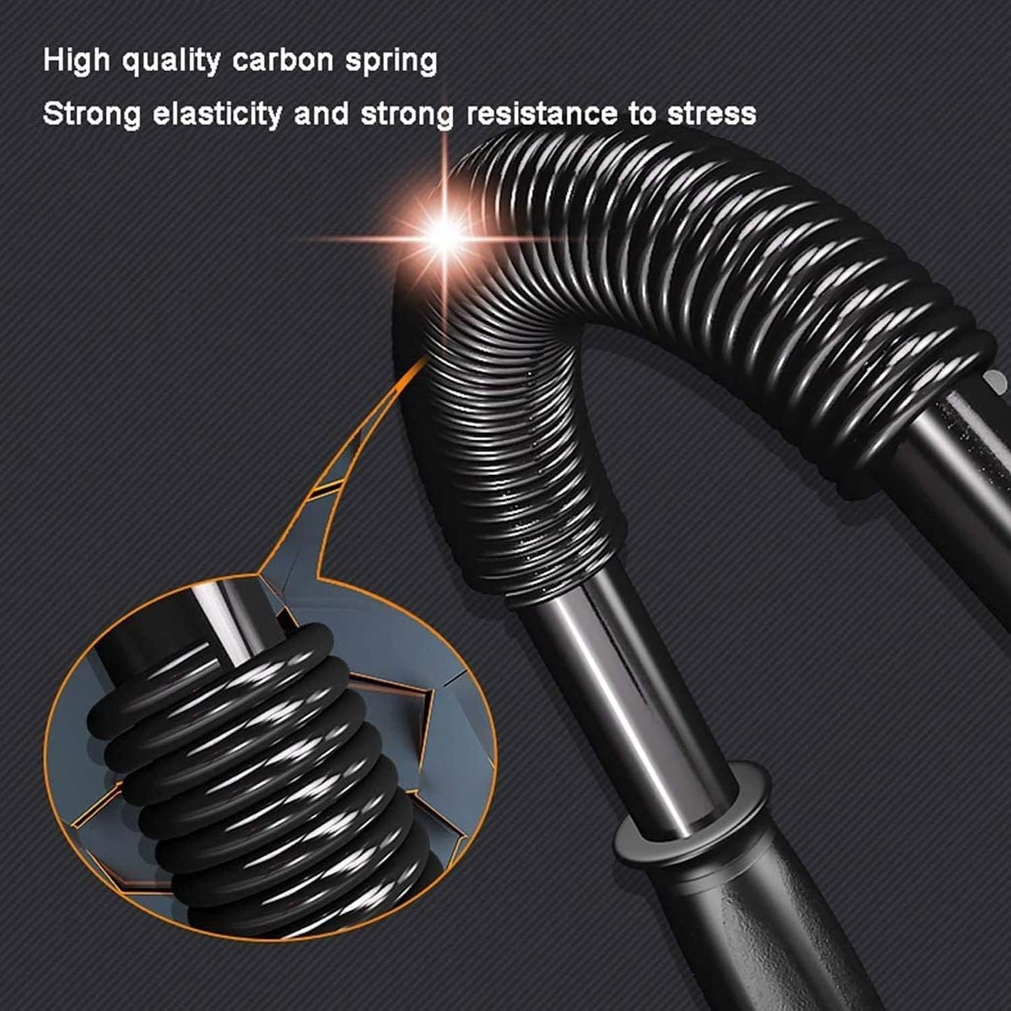Fit Black Power Twister Bar 40kg for Upper Body Exercise for Chest