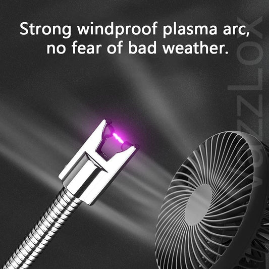 Stainless Steel Electric Rechargeable Gas Lighter