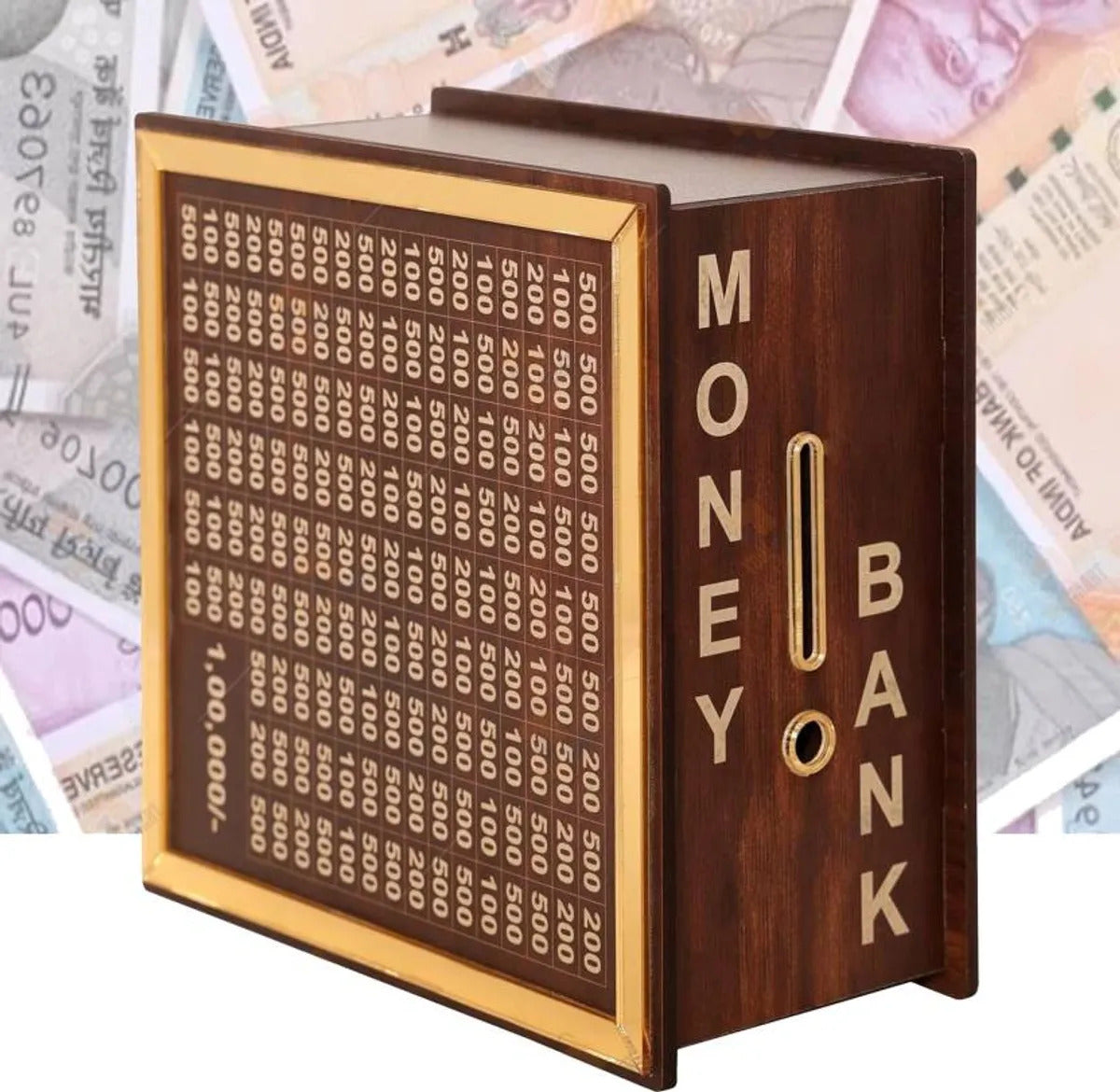 Wooden Piggy Bank | One Lakh Saving Box | Small Amount Becomes Big Savings